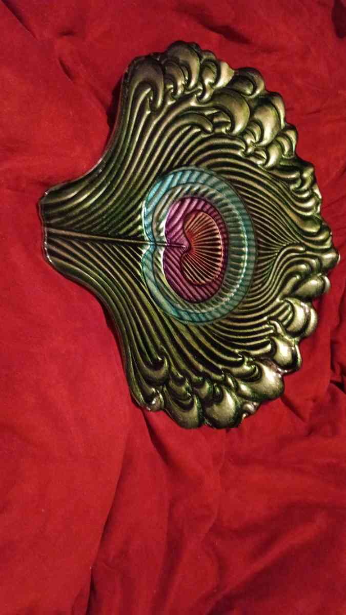 peacock degsin severing platter - Seneca, South Carolina - FleaMarketBay