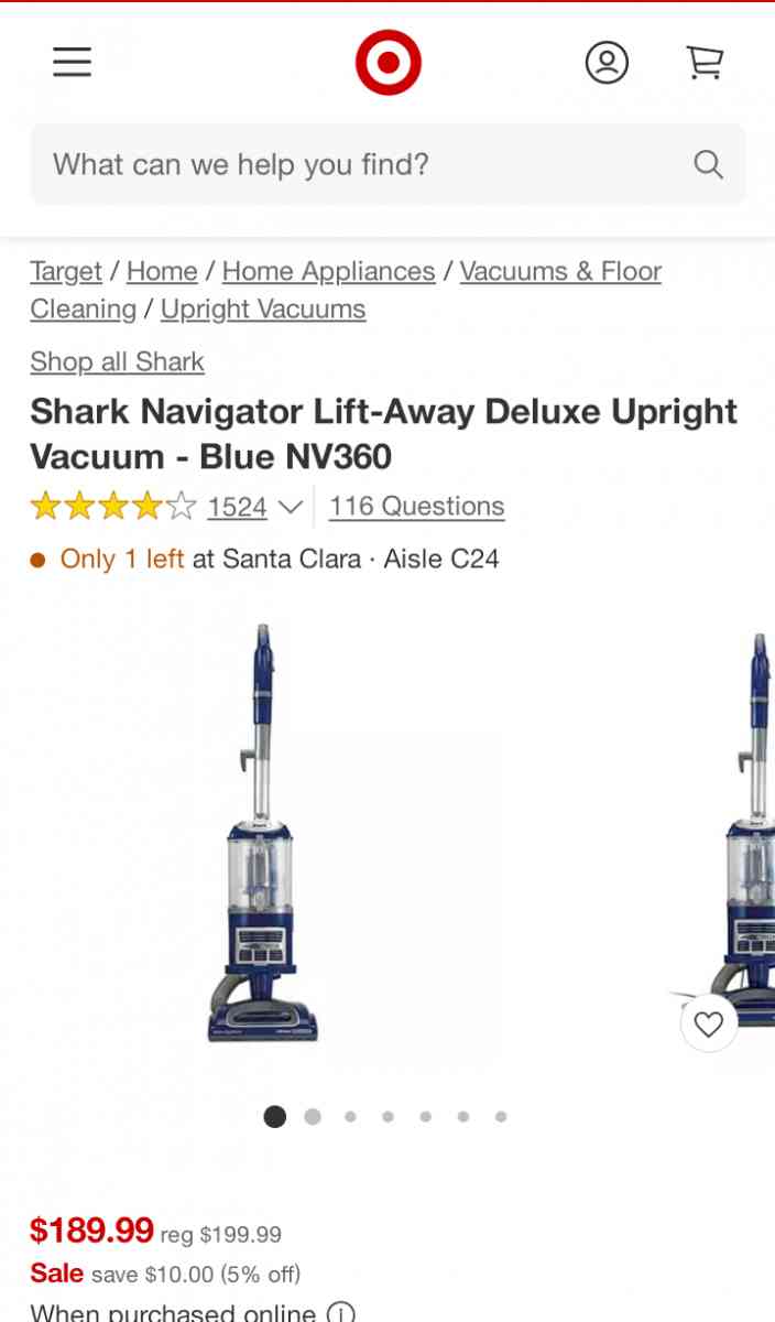 shark navigator vacuum brand new box never opened - San Jose, California