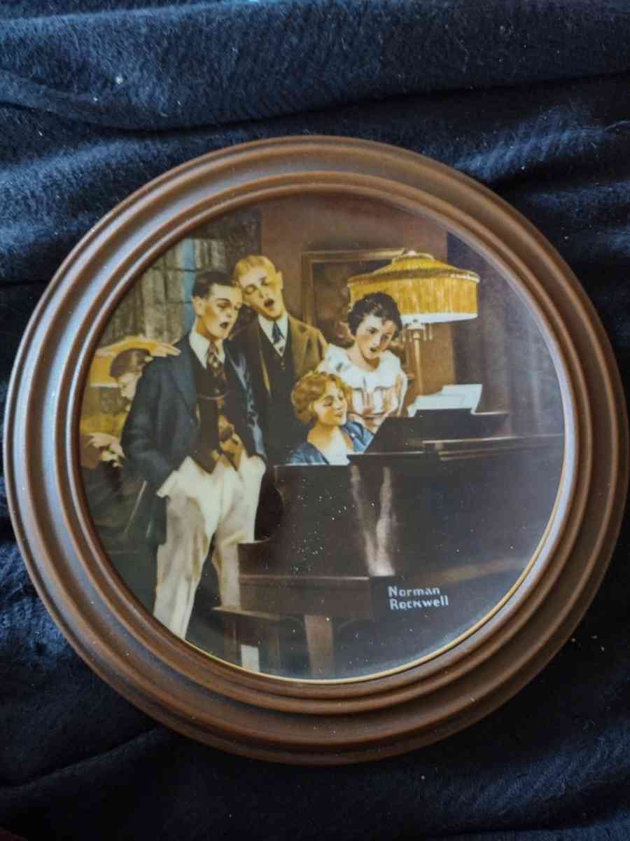 Norman Rockwell plates - Mansfield, Ohio - FleaMarketBay