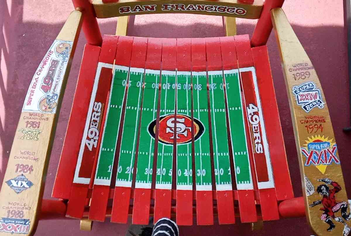Custom Sports Teams Ultimate Fan Rocking Chair - Lynchburg, Virginia - FleaMarketBay