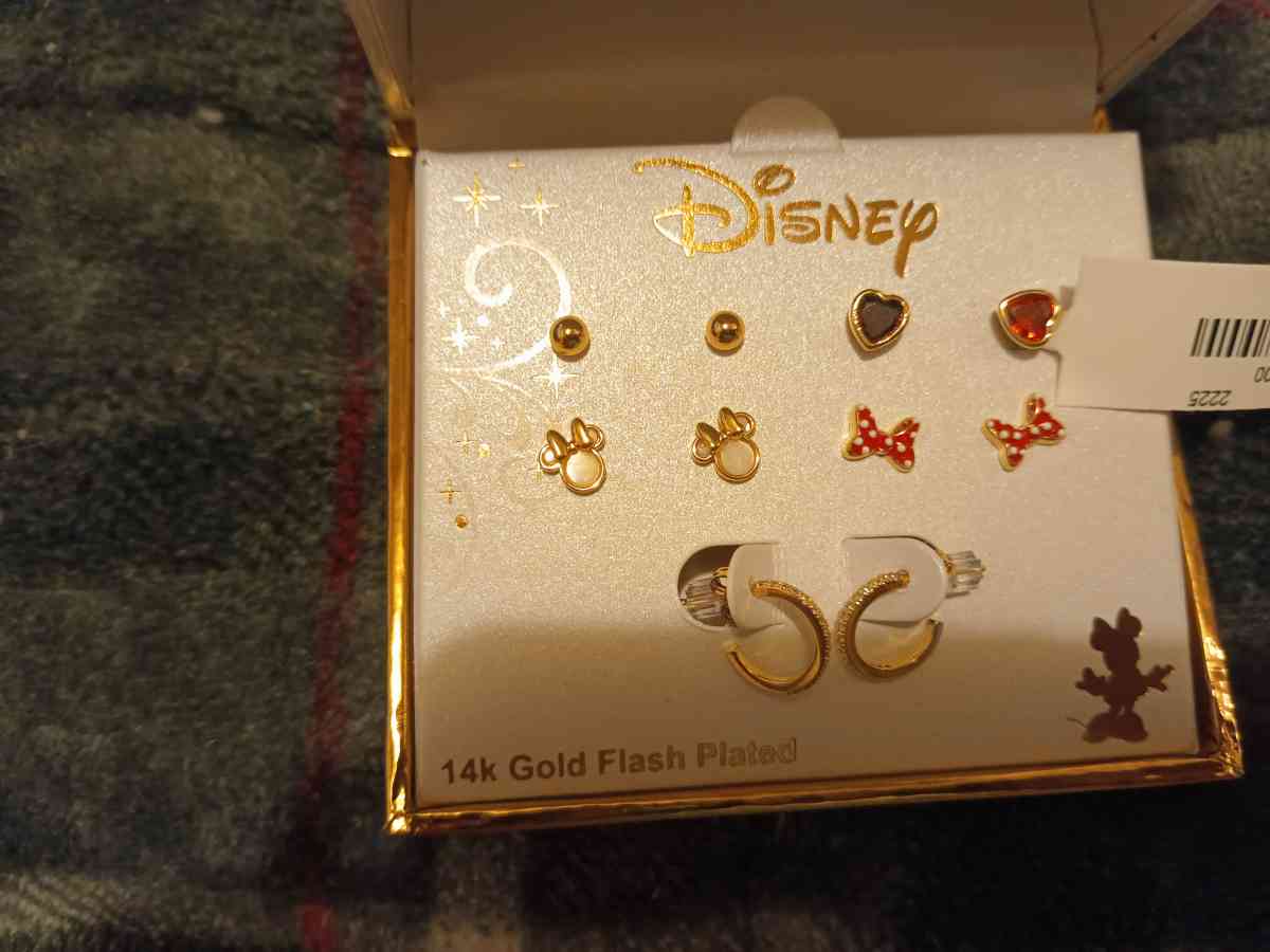 sterling silver Disney earrings - Pocatello, Idaho - FleaMarketBay