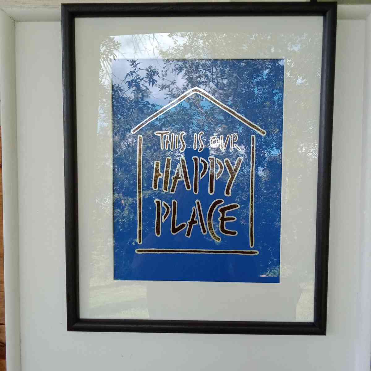Hand painted THIS IS OUR HAPPY PLACE painting - Christiana, Tennessee - FleaMarketBay