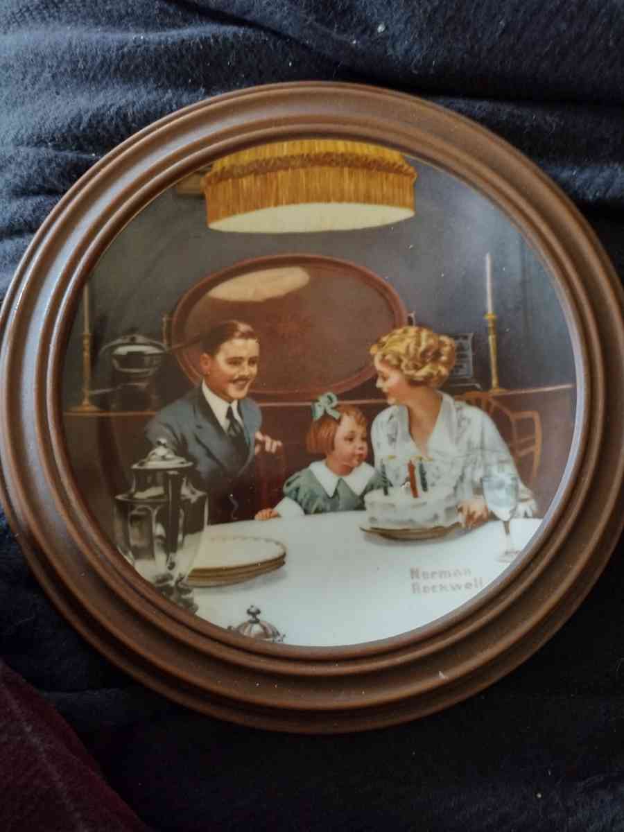 Norman Rockwell plates - Mansfield, Ohio - FleaMarketBay