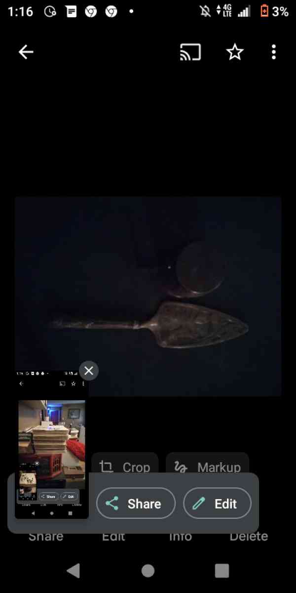 cake cutter plate and coffee cup brass 1847 bros - Abilene, Texas - FleaMarketBay