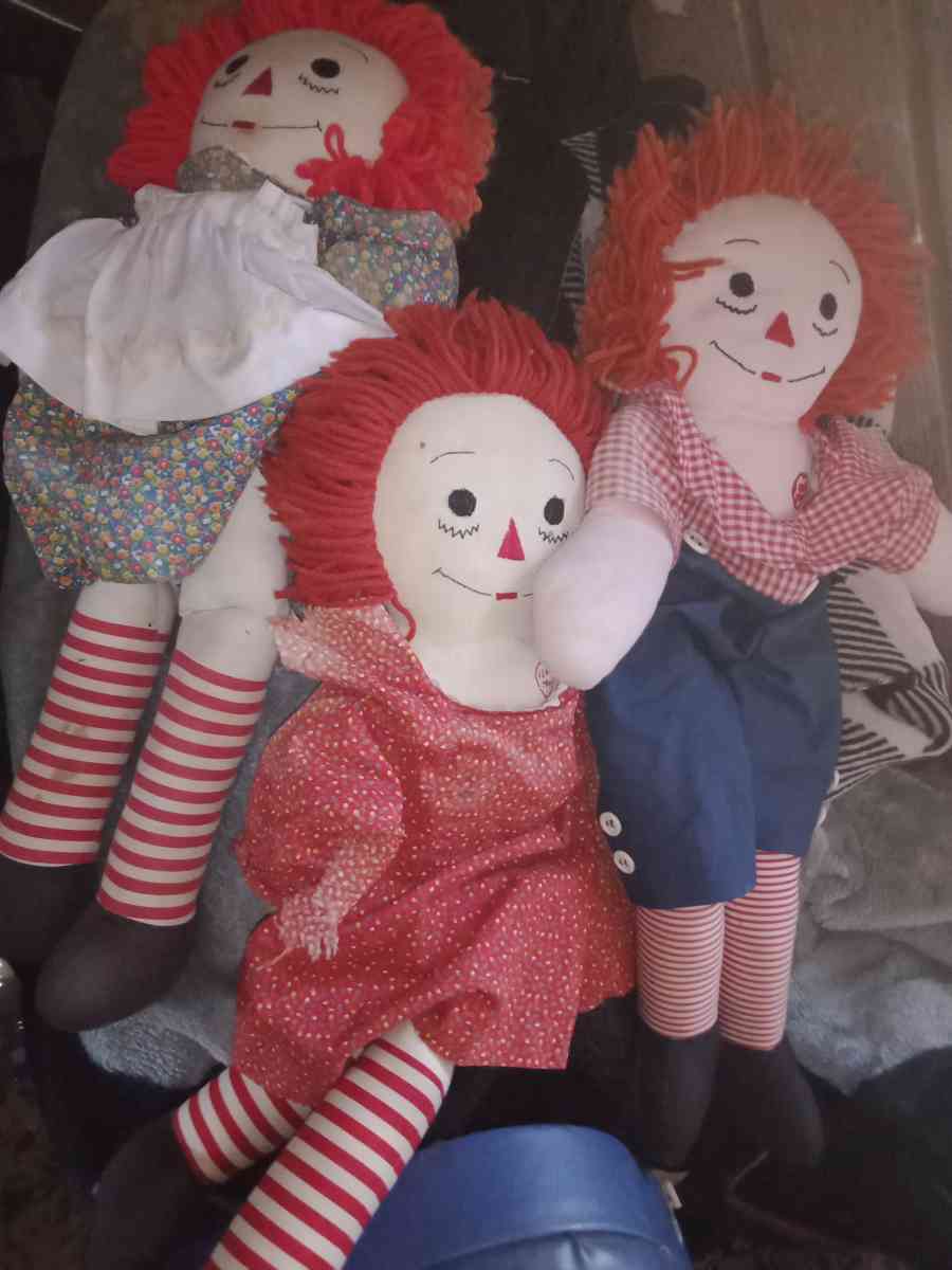 raggedy Ann dolls - Riverside, California - FleaMarketBay