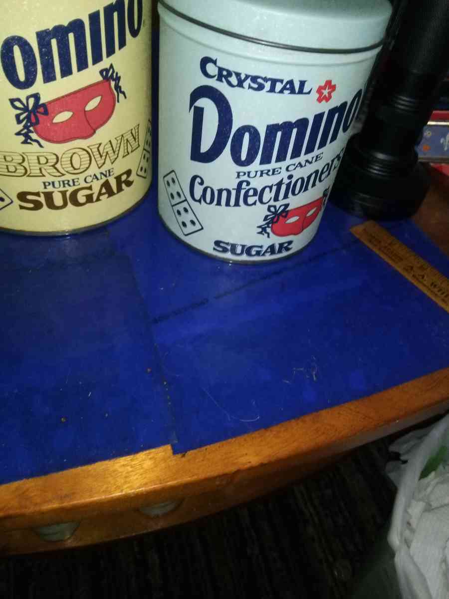 DOMINO SUGAR TIN CANNISTERS - Pawtucket, Rhode Island - FleaMarketBay