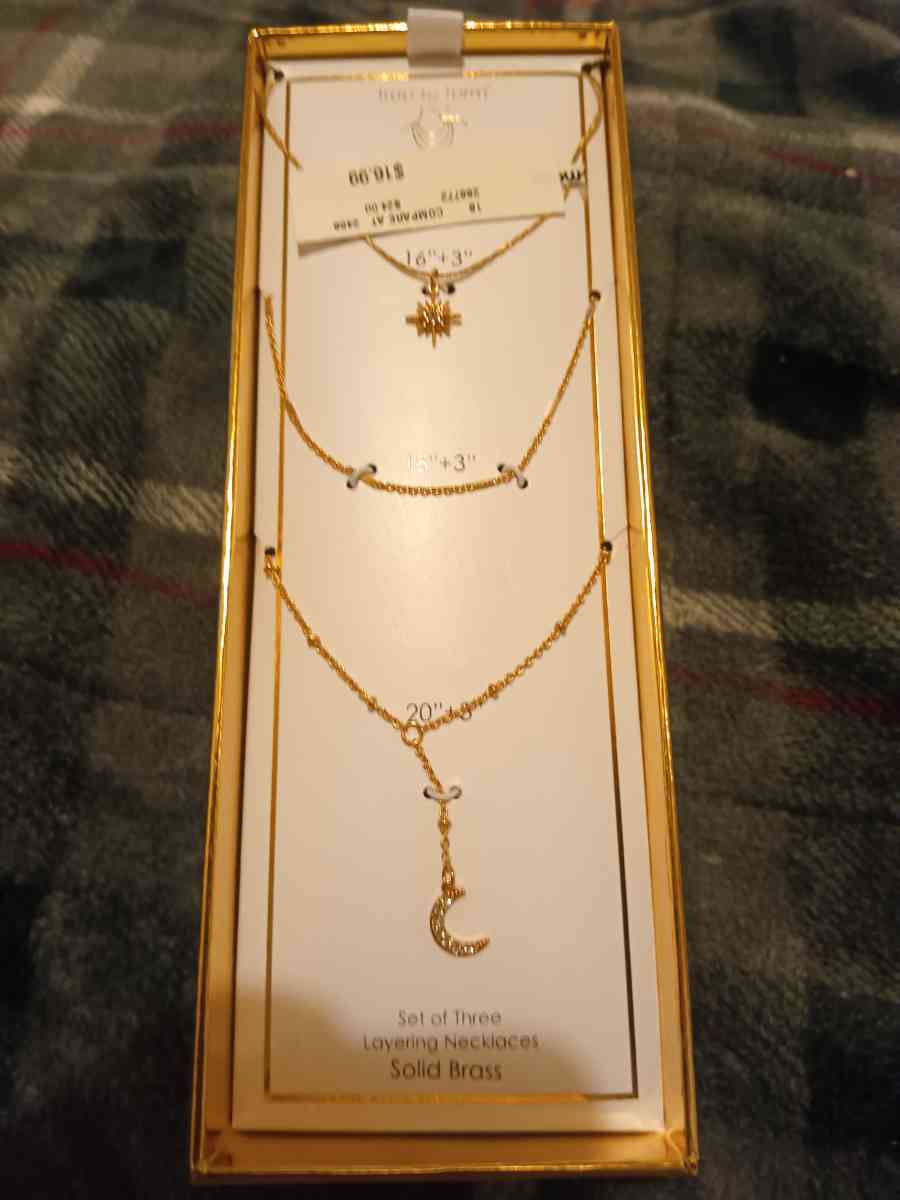 sterling silver threelayer necklace - Pocatello, Idaho