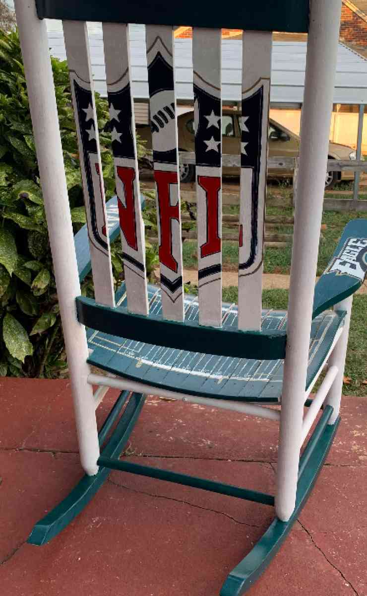 Custom Sports Teams Ultimate Fan Rocking Chair - Lynchburg, Virginia - FleaMarketBay