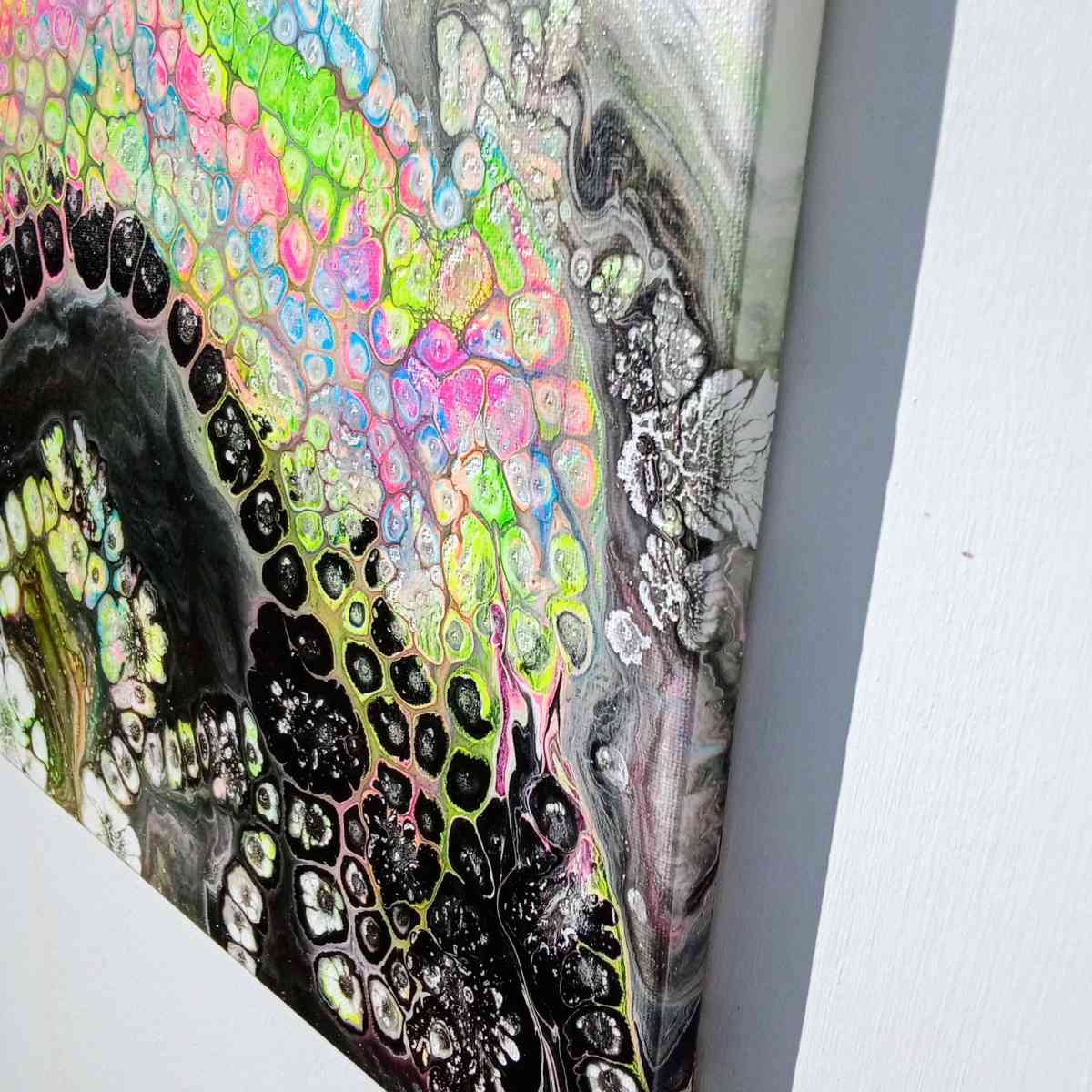 16 x 12 x 1 Acrylic Pour Painting - Christiana, Tennessee - FleaMarketBay
