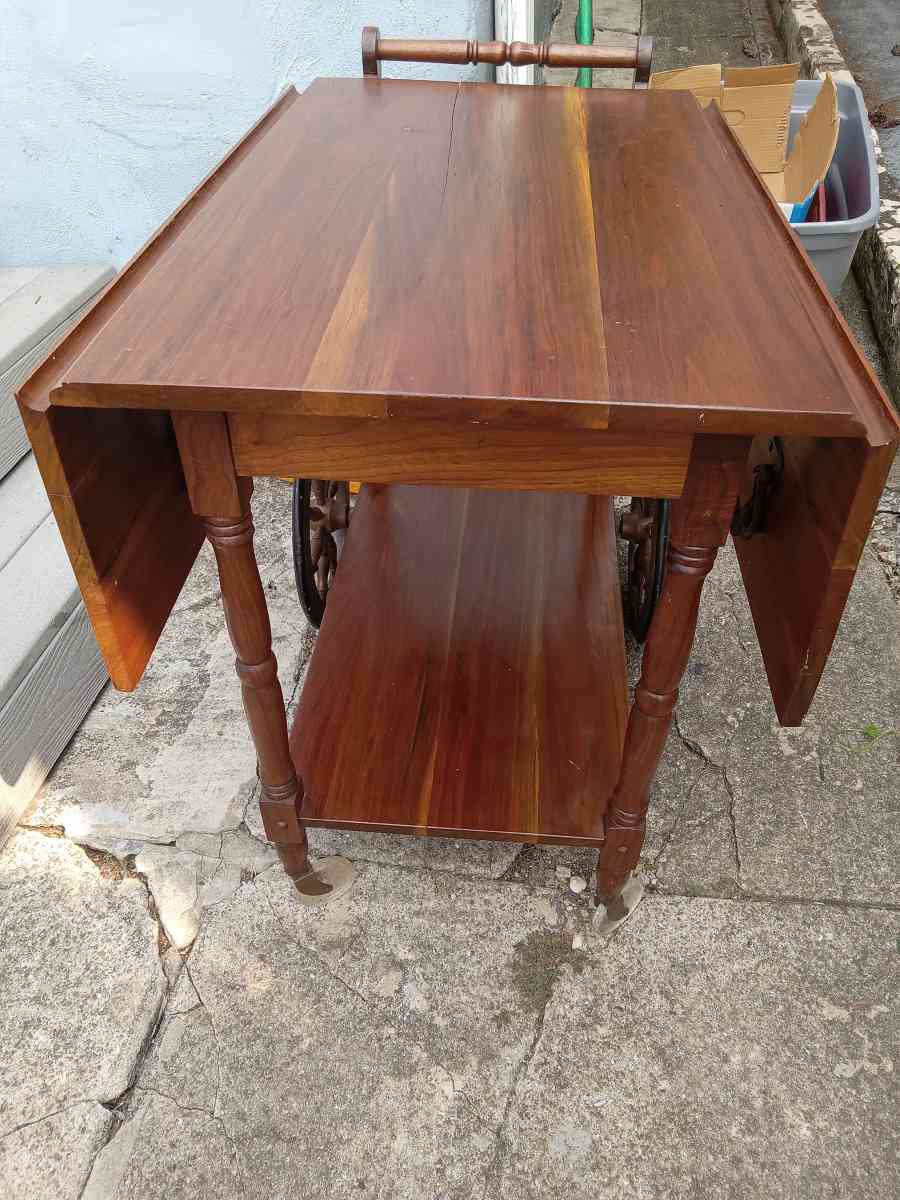 Vintage Cherry Tea Bar Cart - Roanoke, Virginia - FleaMarketBay