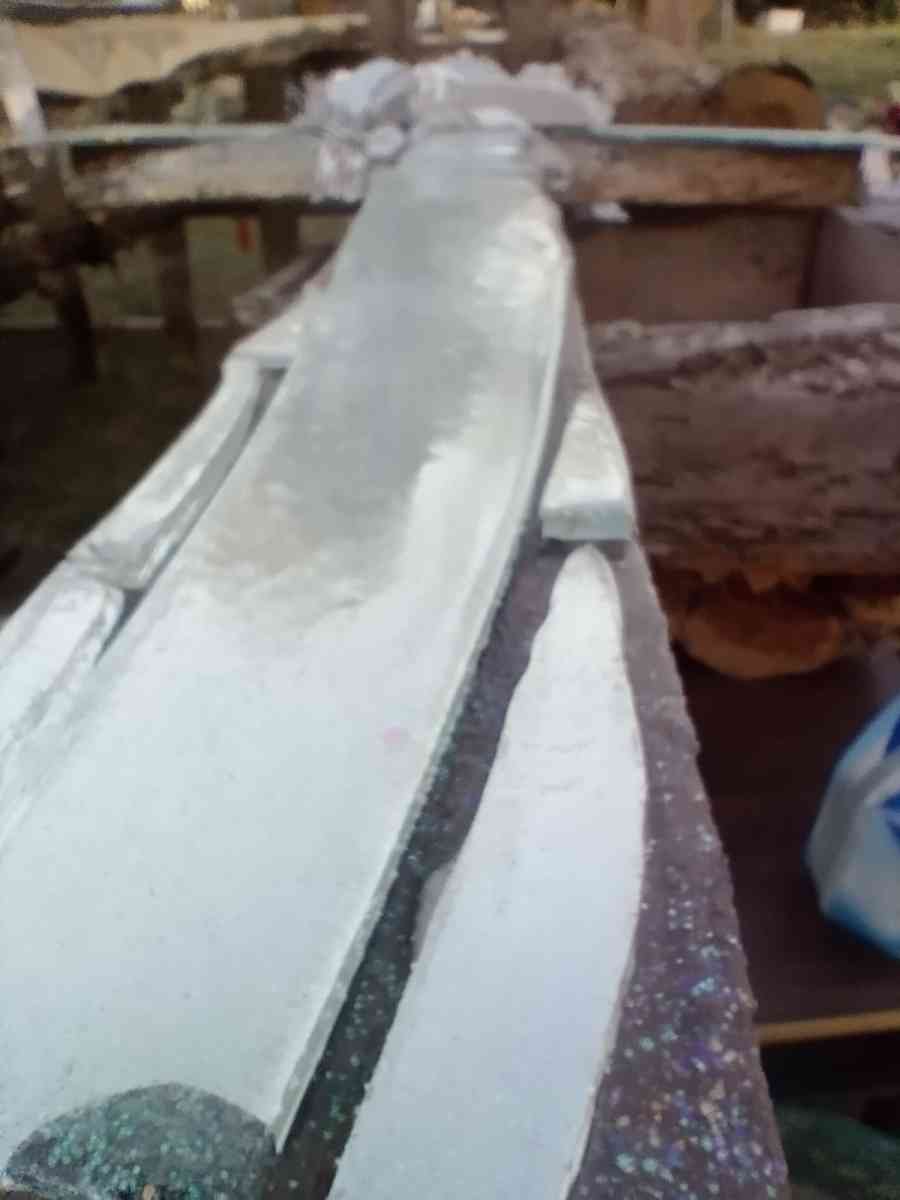 black walnut cross handmade with mirrors and epoxy 4ft - Oklahoma City, Oklahoma - FleaMarketBay