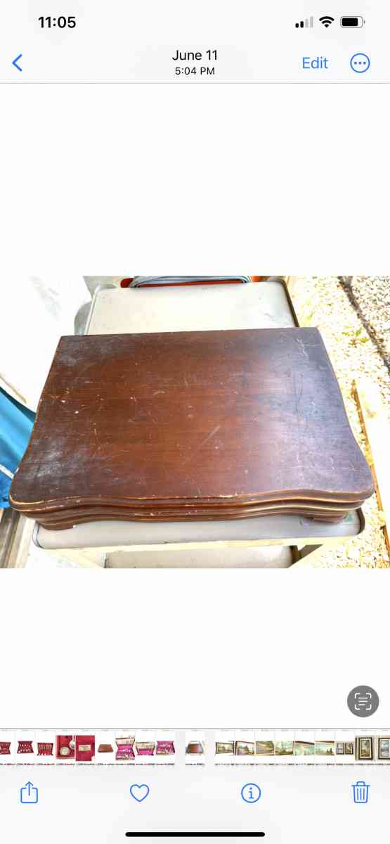 Antique triple dipped silver plated silver ware sets in wood - Vacaville, California - FleaMarketBay