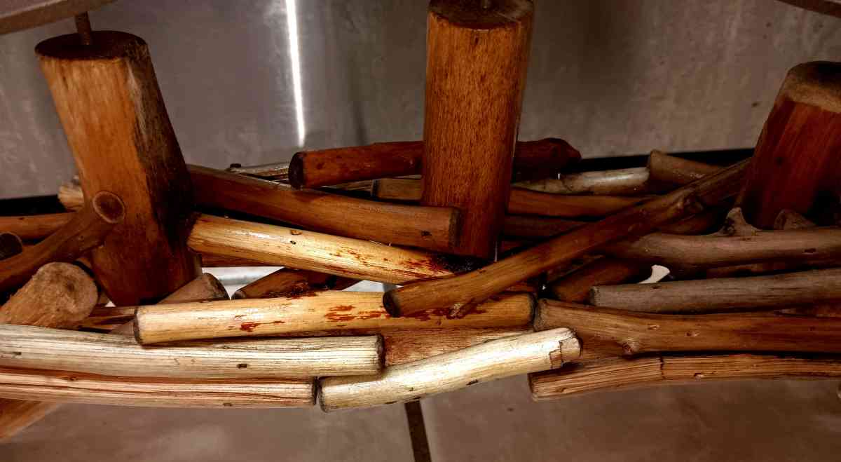 driftwood handcrafted centerpiece candle holder - Jensen Beach, Florida - FleaMarketBay