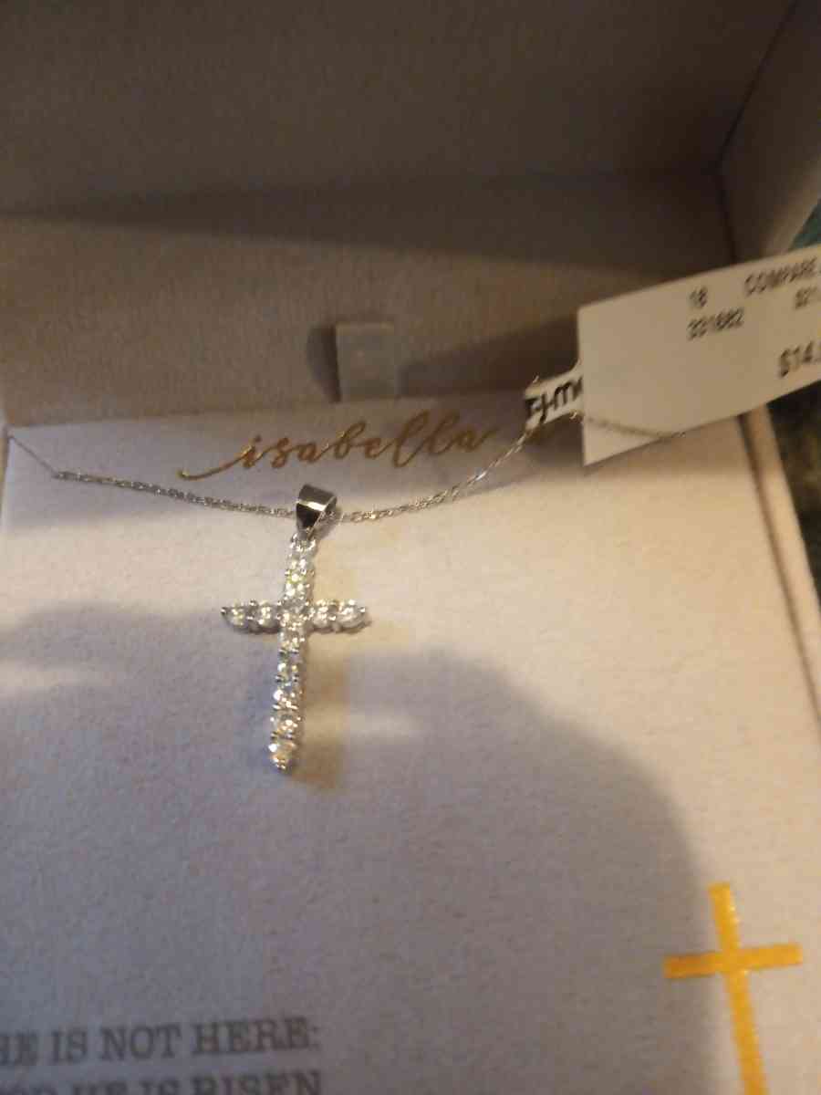 sterling silver cross necklace - Pocatello, Idaho