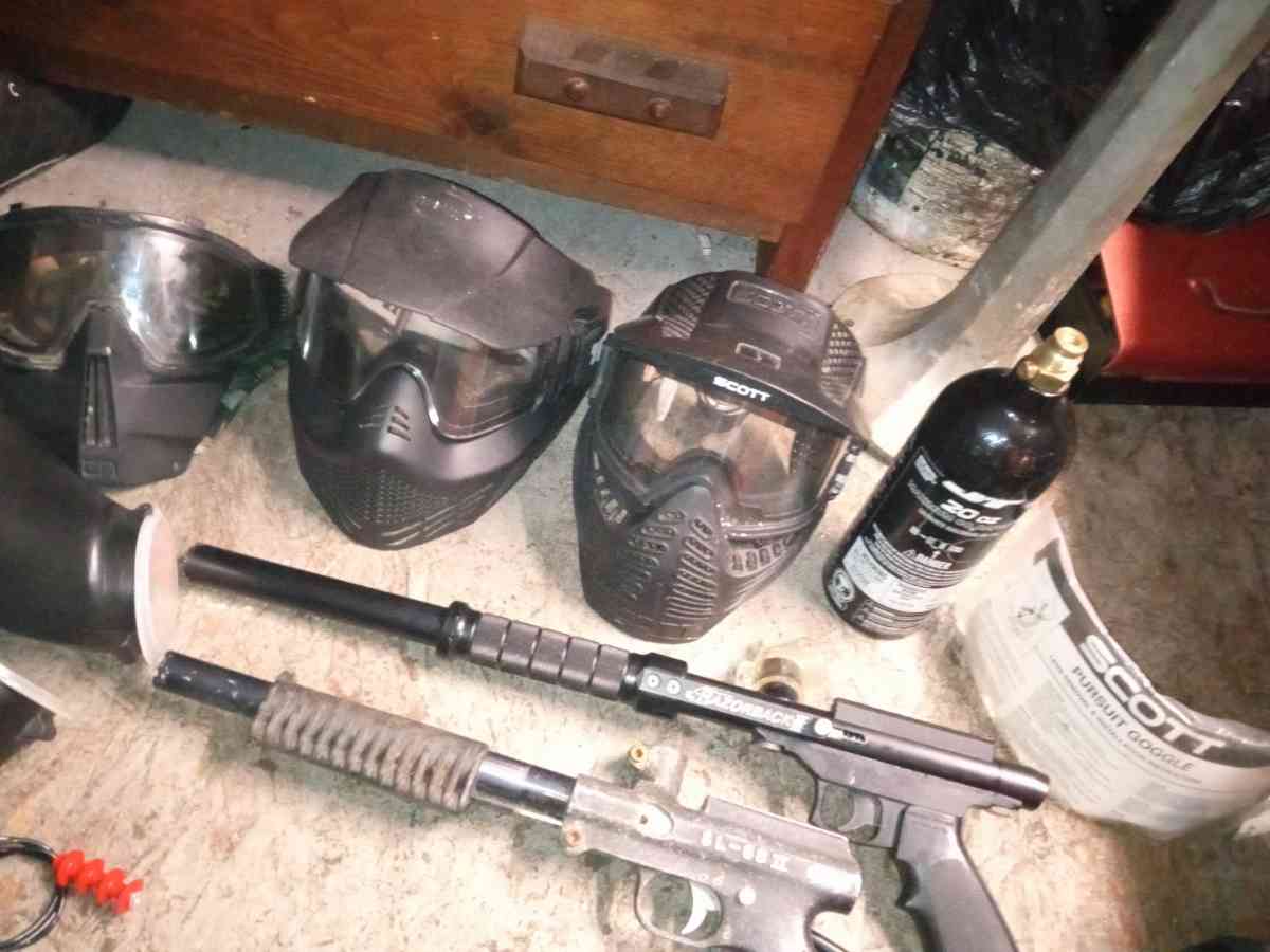 paintball set up for 4 - Mentor, Ohio - FleaMarketBay