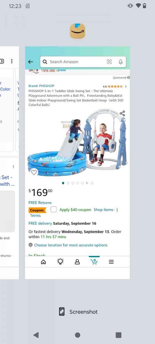 Toddler 5in1 slide  swing - Stockton, California - FleaMarketBay