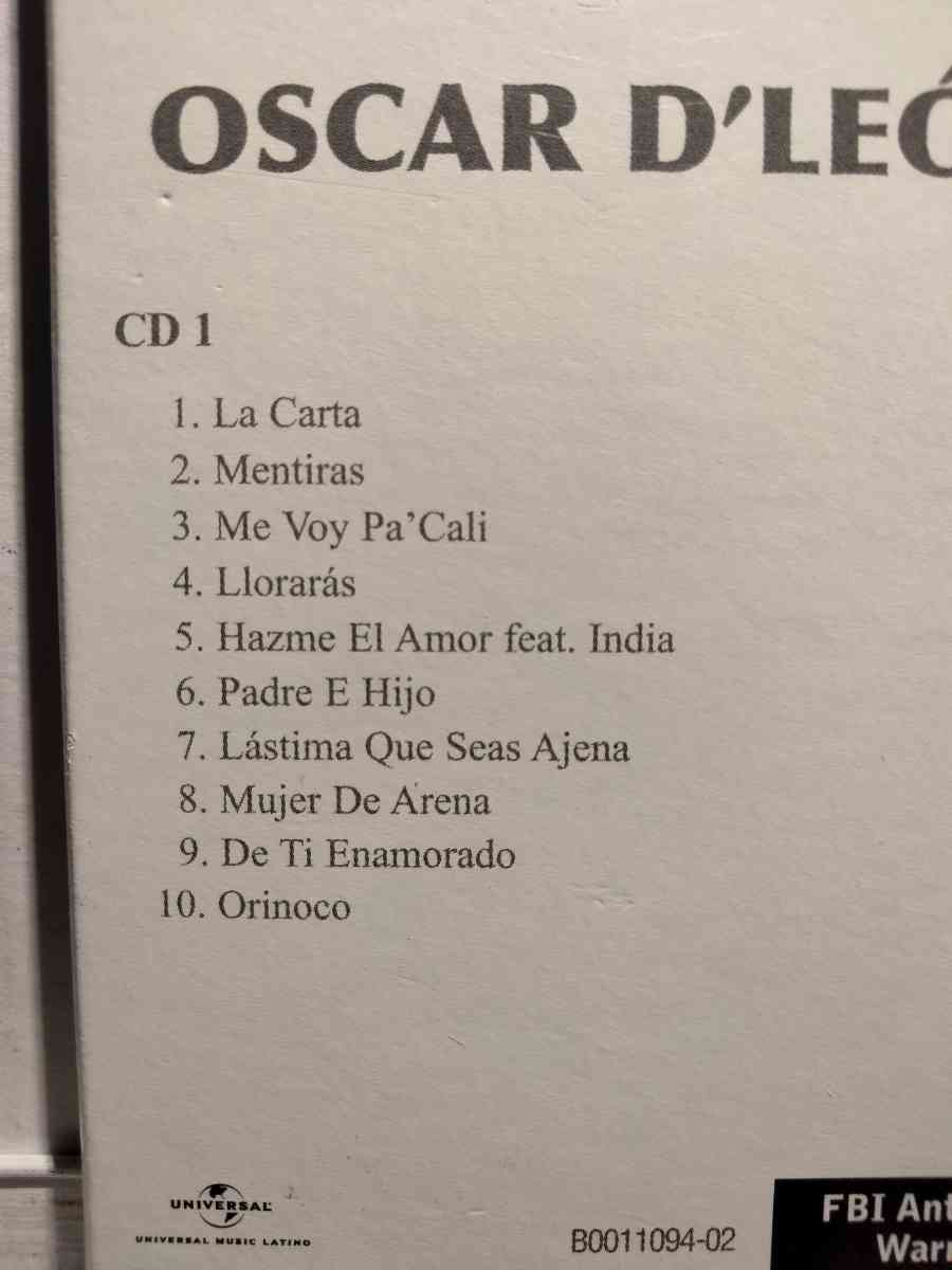 OSCAR DLEON THE GREATEST SALSA CD USADO EN EXC COND - Chicago, Illinois - FleaMarketBay