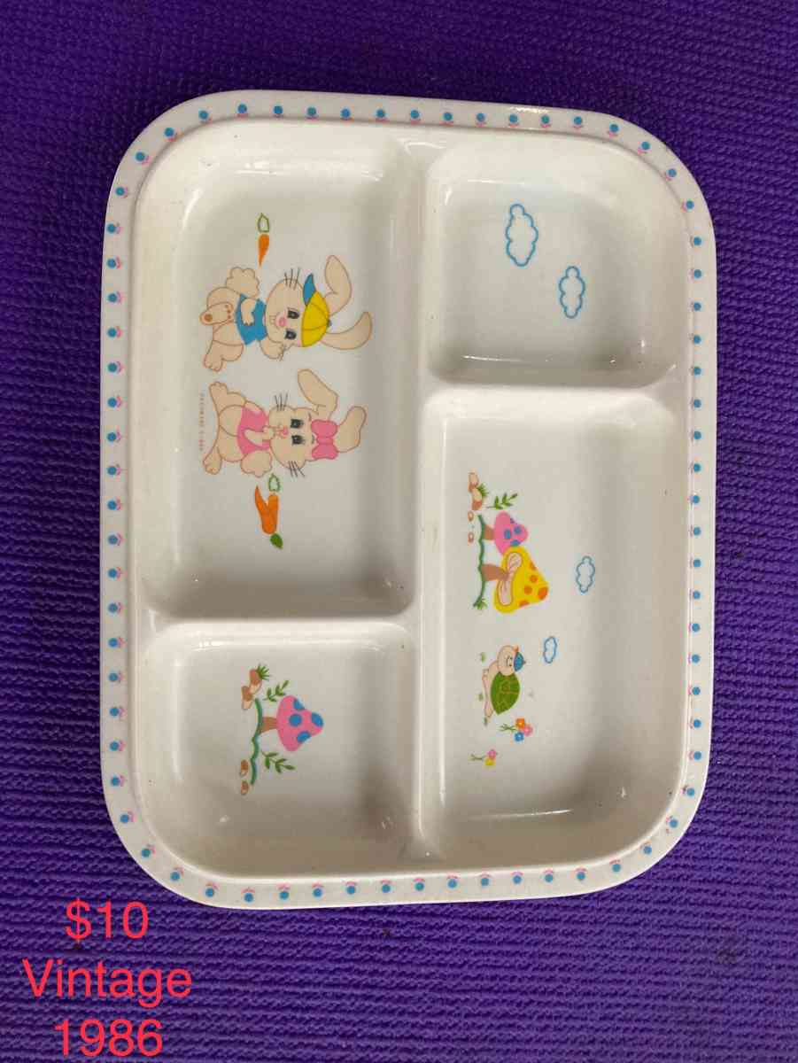 Disney rabbit Antique Plate - Gaston, South Carolina