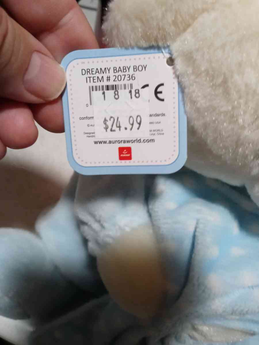 BRAND NEW MUSICAL TEDDY BEAR PLAYS ROCK A BYE BABY SONG - Kokomo, Indiana - FleaMarketBay