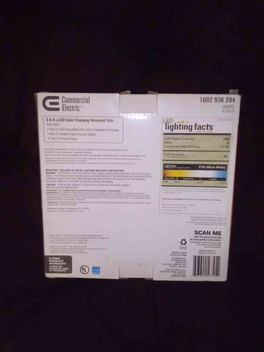 LED COLOR CHANGING RECESSED TRIM - Greensboro, North Carolina - FleaMarketBay