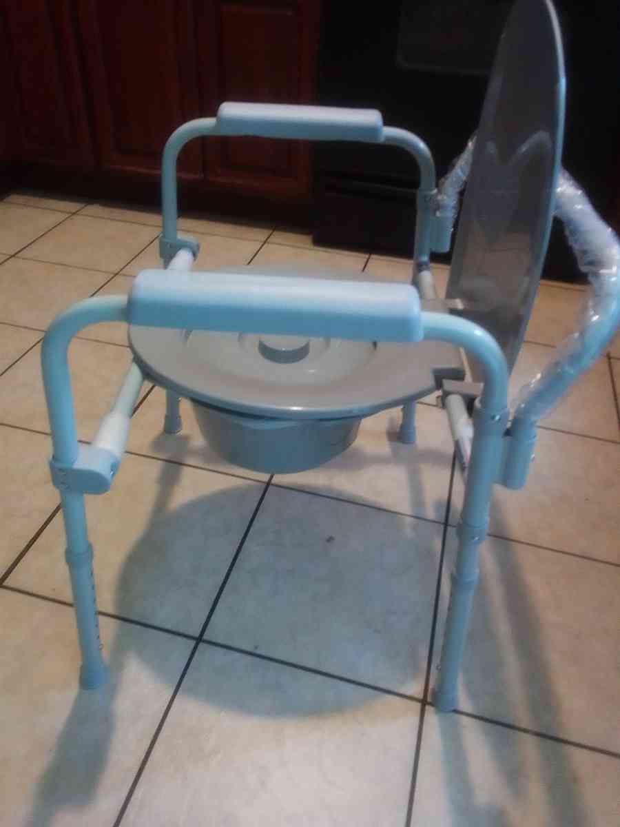 Drive portable folding Steel Commode New - Alameda, California