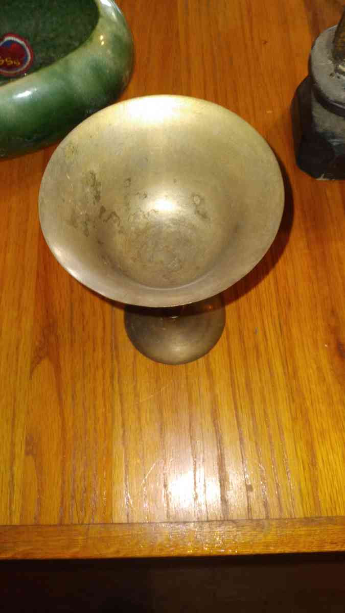 solid brass goblet - Mitchell, Indiana - FleaMarketBay