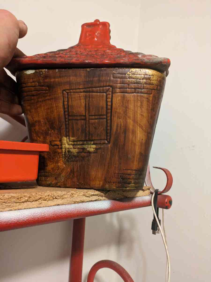 1950 to 1970 Fairy Pixie Schoolhouse cookie jar - Mentor, Ohio - FleaMarketBay