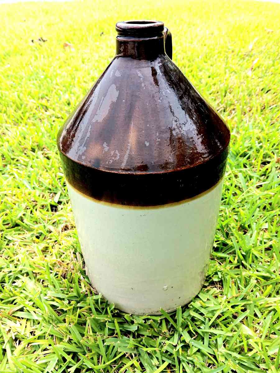 vintage  1902 pottery jug