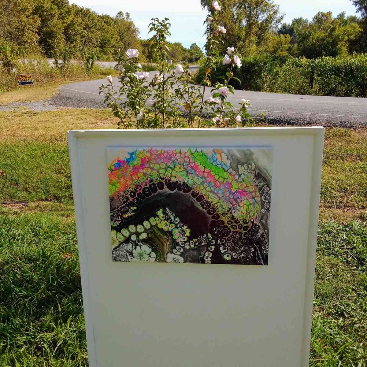 16 x 12 x 1 Acrylic Pour Painting - Christiana, Tennessee - FleaMarketBay