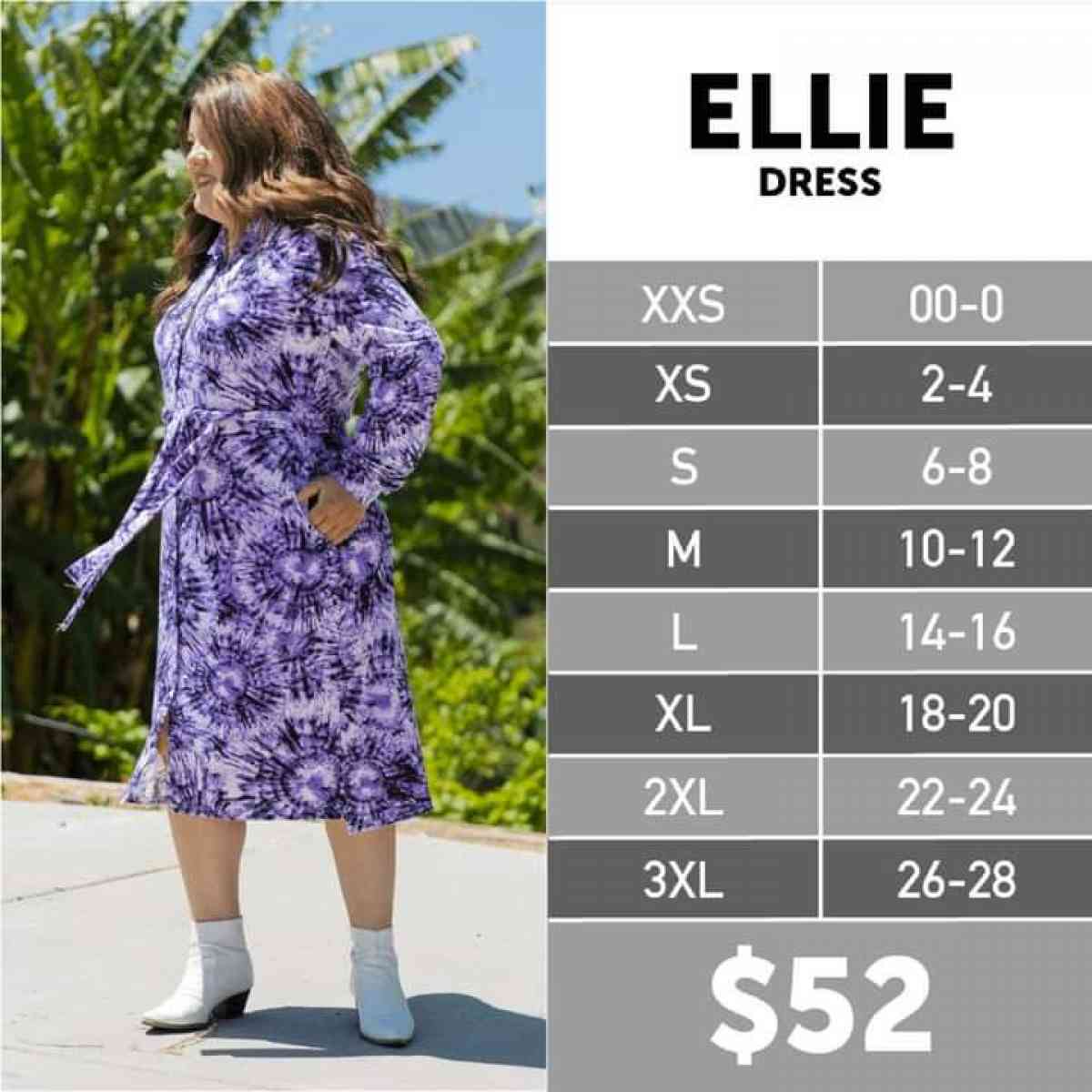 NWT 3XL LuLaRoe Ellie 25 Fits size 26 to 28 Retails for  52 - Hemet, California - FleaMarketBay