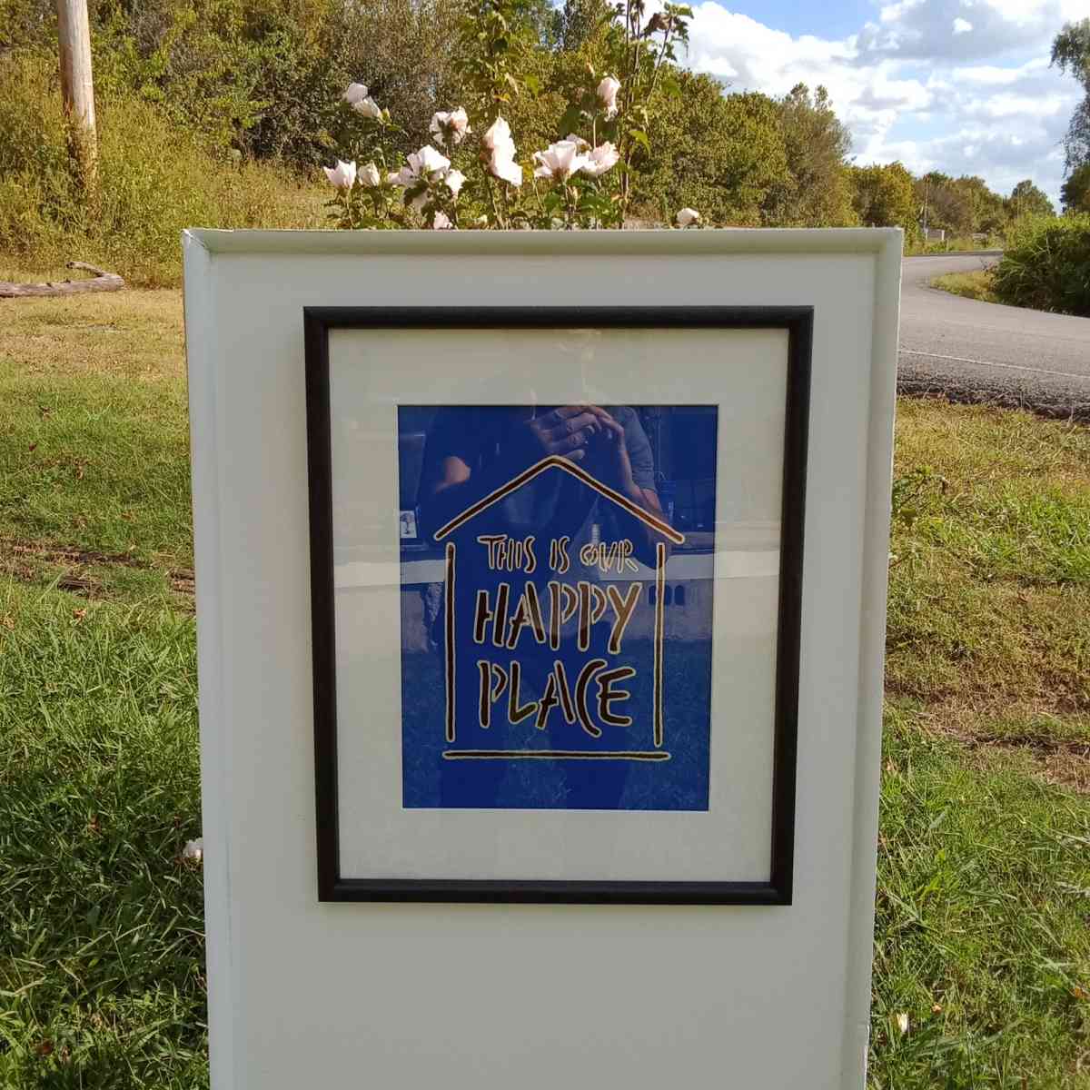Hand painted THIS IS OUR HAPPY PLACE painting - Christiana, Tennessee - FleaMarketBay