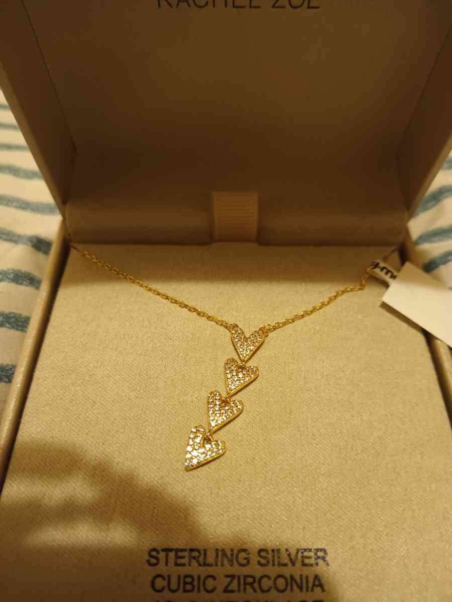 sterling silver necklace hearts chains - Pocatello, Idaho