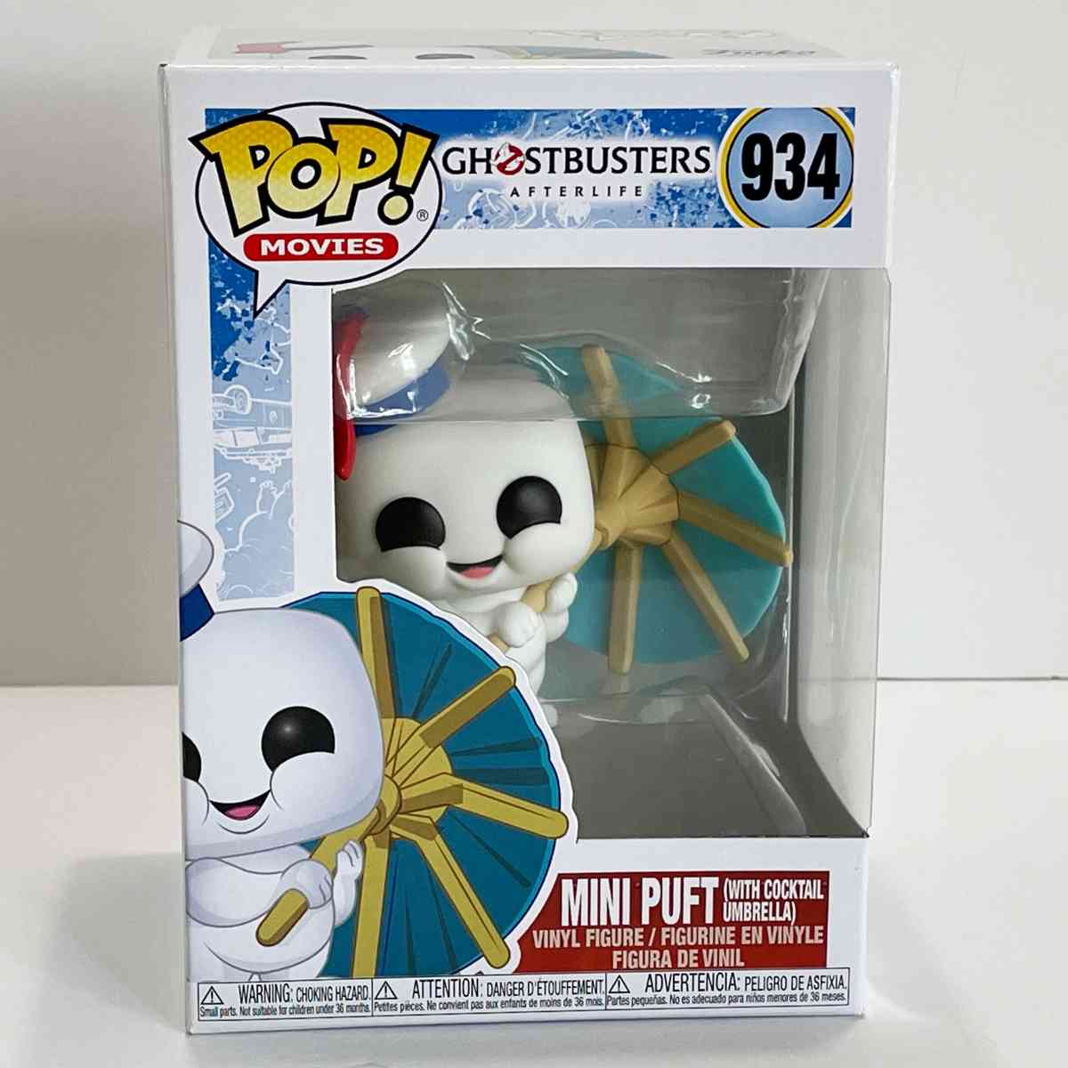 934 Mini Puft w Umbrella Funko Pop Ghostbusters MIB - Fontana, California