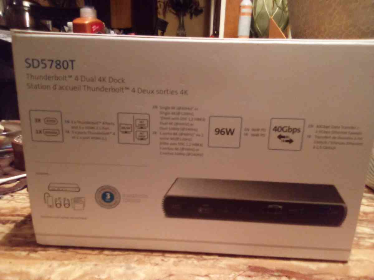 Kensington Thunderbolt 4 dual 4k dock station - Memphis, Tennessee - FleaMarketBay