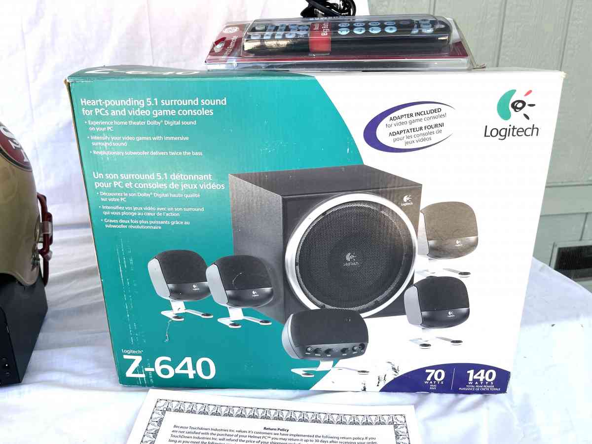 like new 49er Riddell touch down helmet PC computer - Vacaville, California - FleaMarketBay