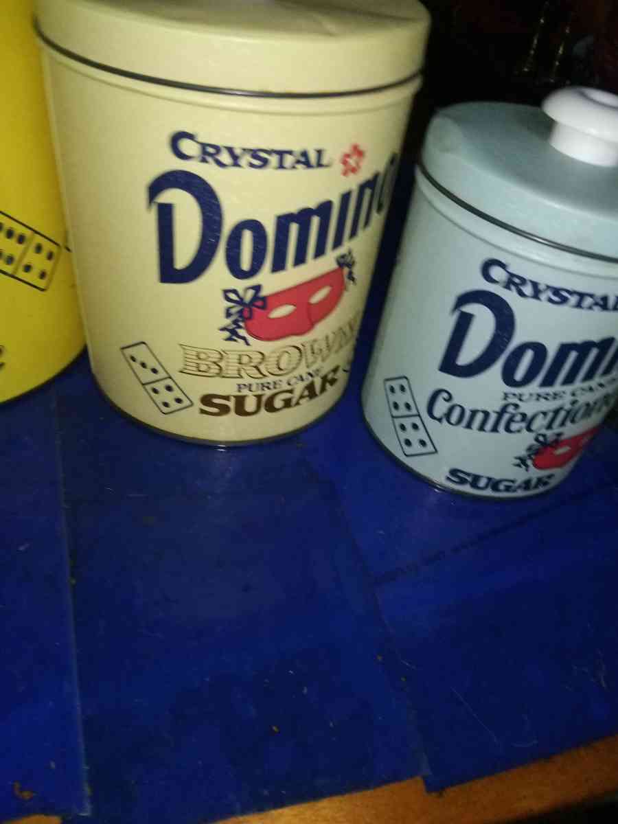 DOMINO SUGAR TIN CANNISTERS - Pawtucket, Rhode Island - FleaMarketBay