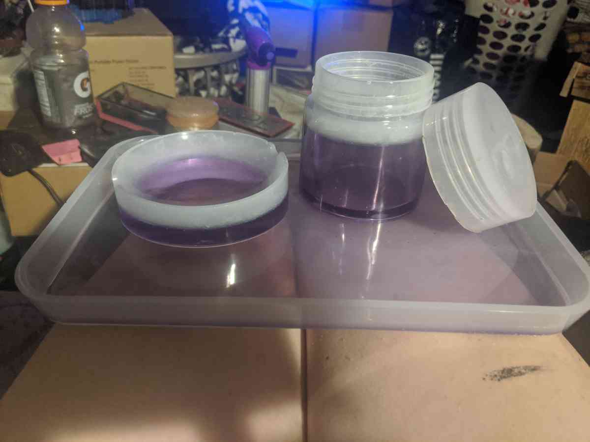 4 pc Handmade Epoxy rolling tray set - Fenwick, Michigan - FleaMarketBay