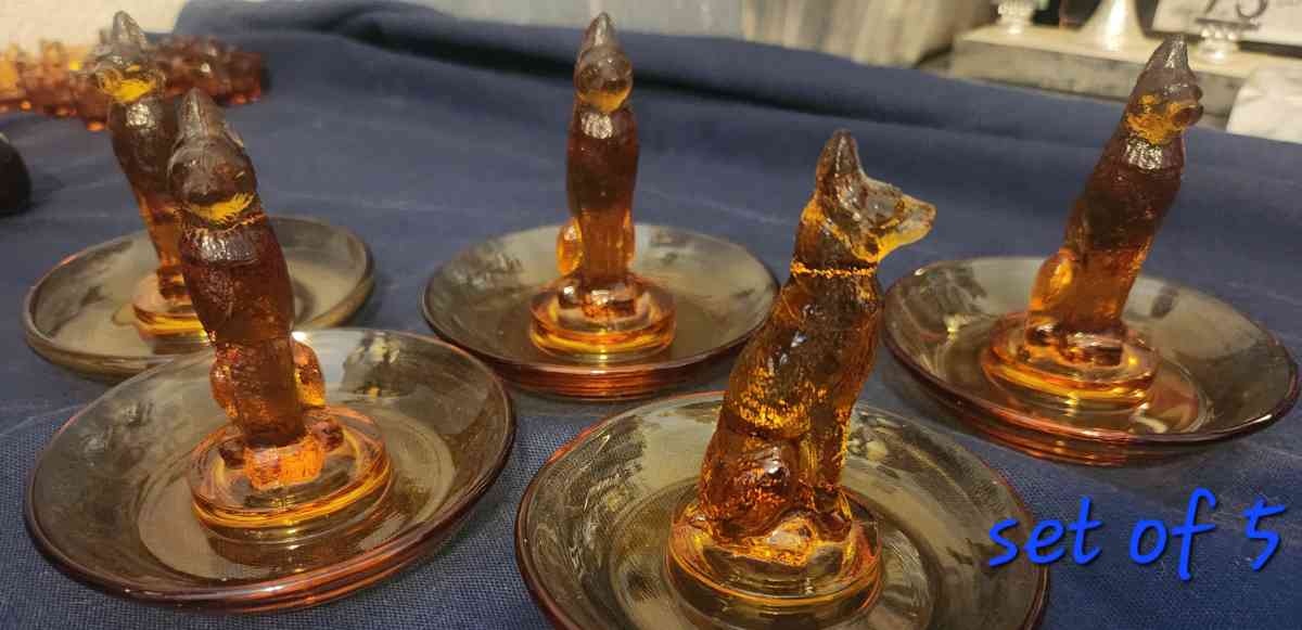 1930s Fostoria Glass Amber - Rosamond, California