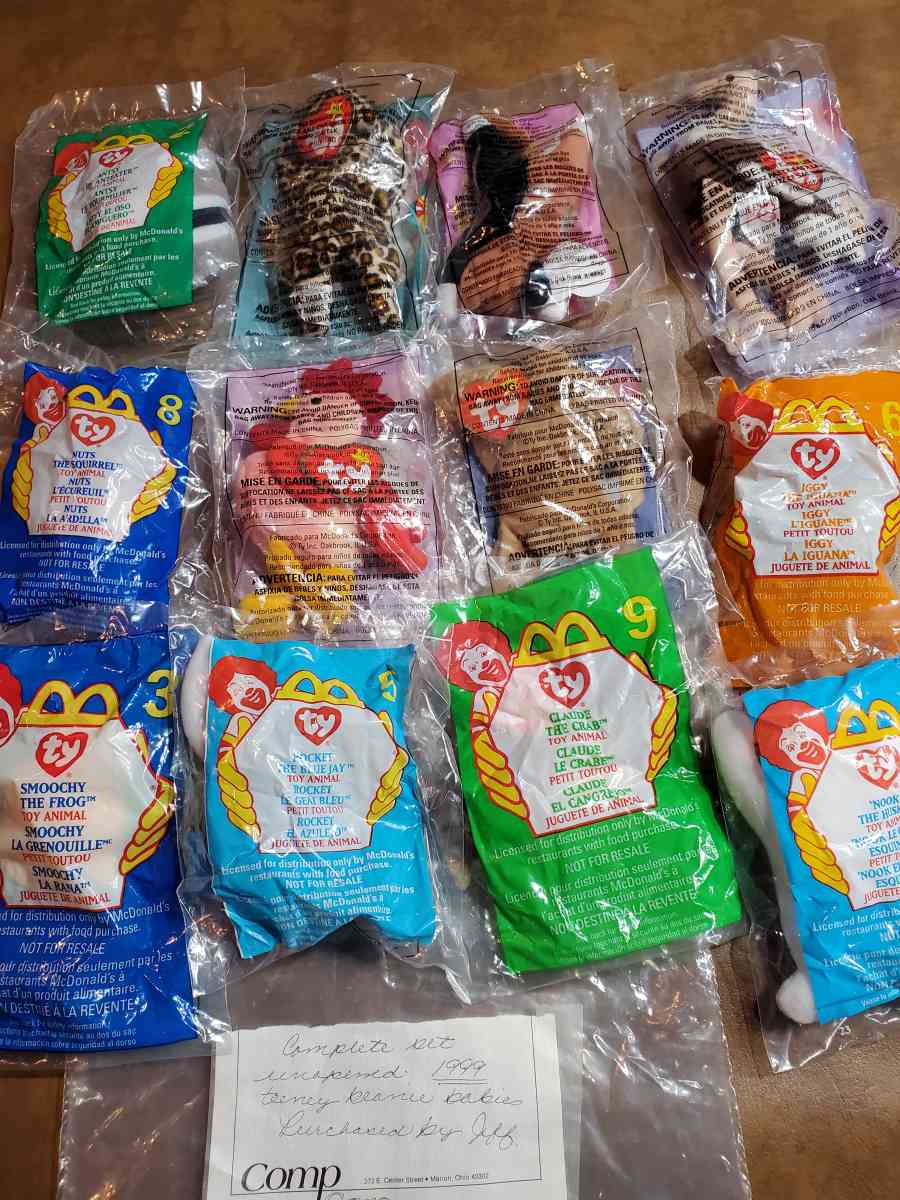 complete set ty beanies babied - Marion, Ohio - FleaMarketBay
