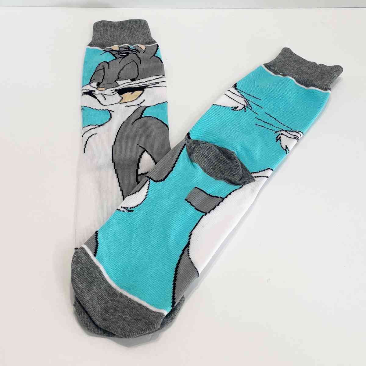 Bugs Bunny Looney Toons Character Socks NEW