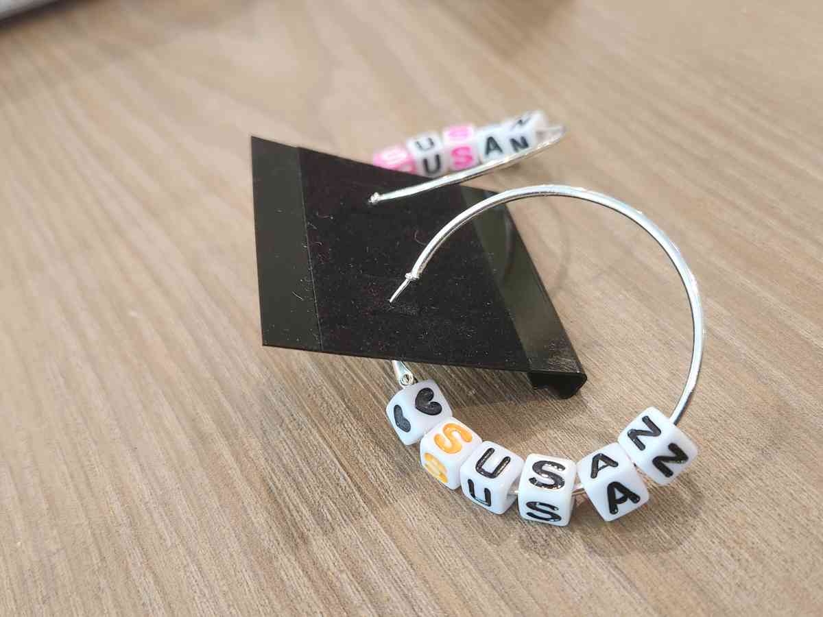 earrings with names - Marlton, New Jersey - FleaMarketBay