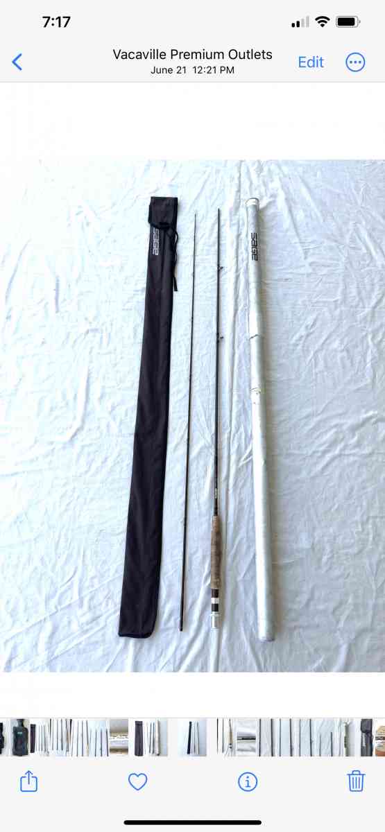 great condition Sage 8 and half ft fly fishing Rod - Vacaville, California