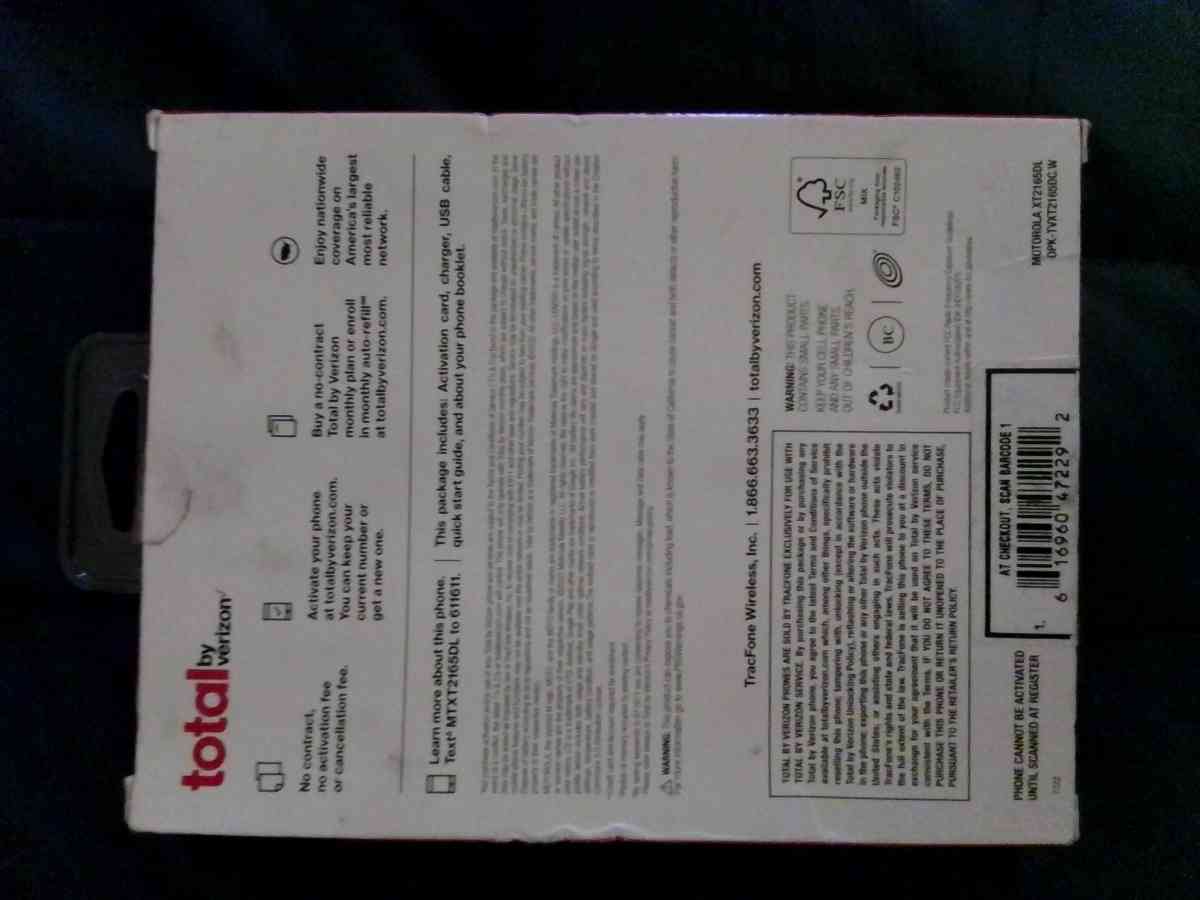 Moto G Total Wireless Phone - Aurora, Colorado - FleaMarketBay