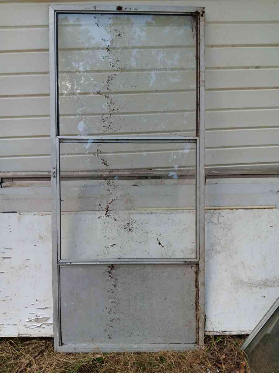 1 storm door and 2 windows - Lincoln, Alabama - FleaMarketBay