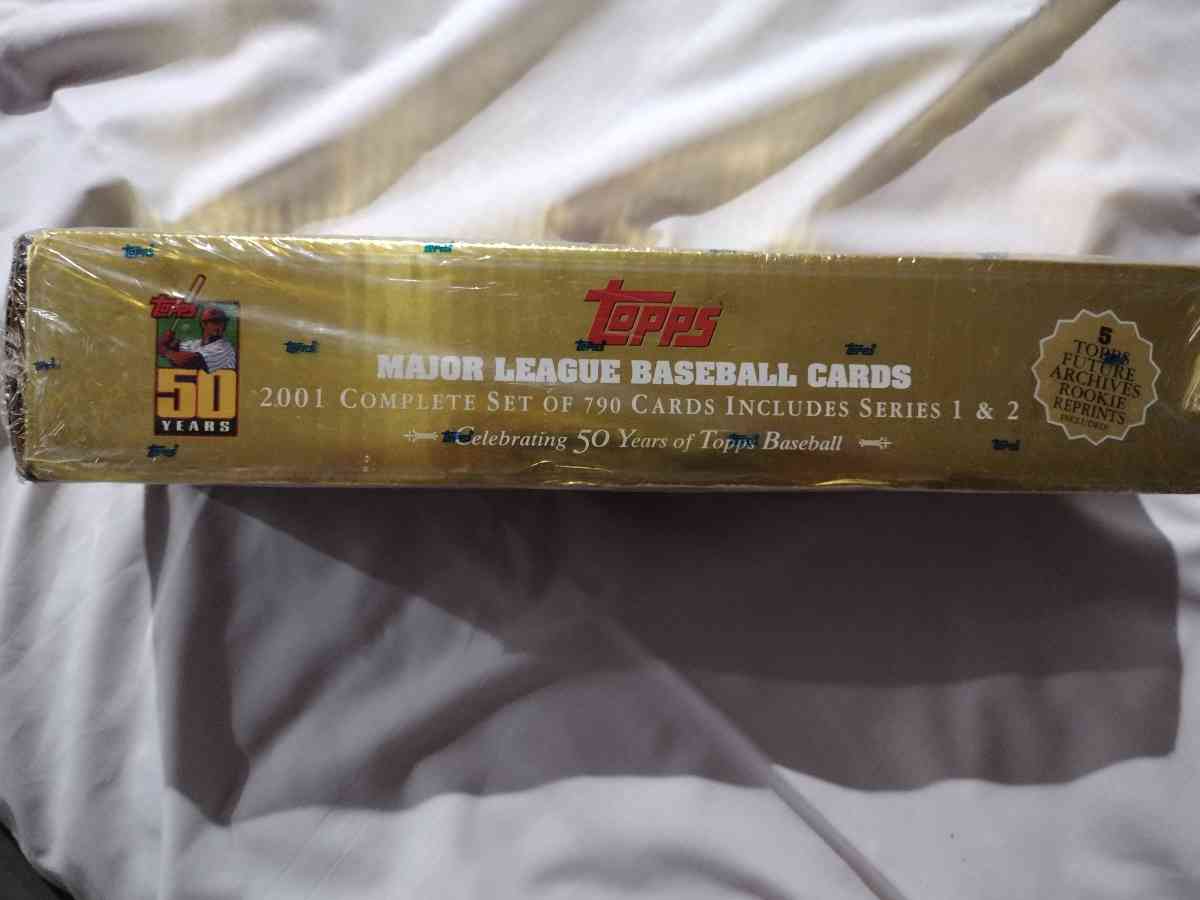 Topps 2001 Major League Baseball Cards Series 1  2 Sealed Bo - Covina, California - FleaMarketBay