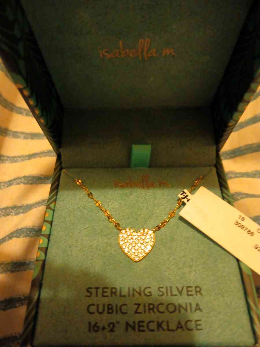 sterling silver necklace heart - Pocatello, Idaho