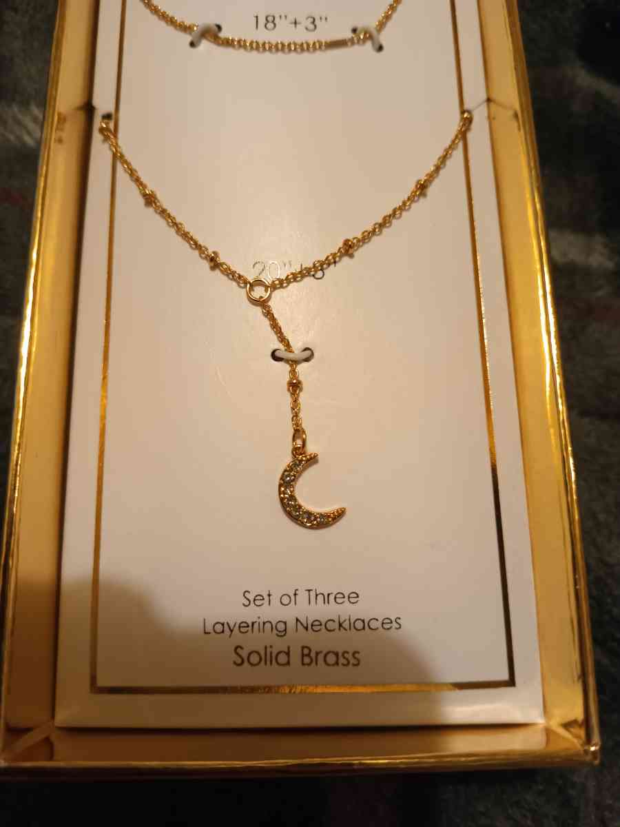 sterling silver threelayer necklace - Pocatello, Idaho - FleaMarketBay