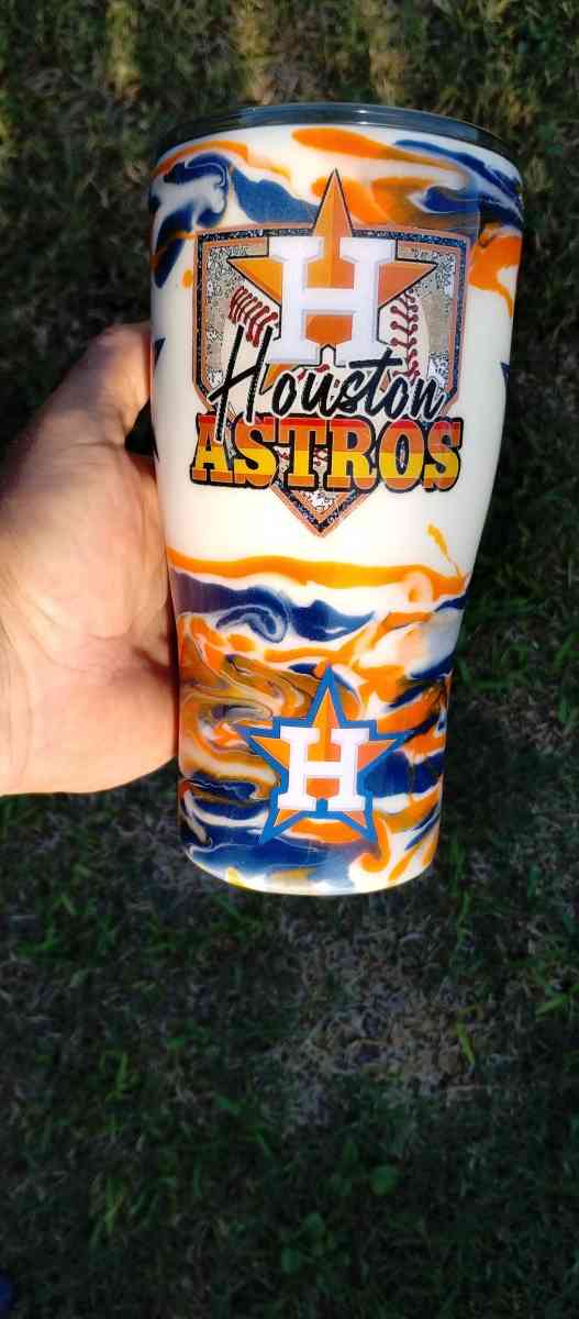 Houston Astros Stainless Steel Tumbler - Portland, Texas - FleaMarketBay