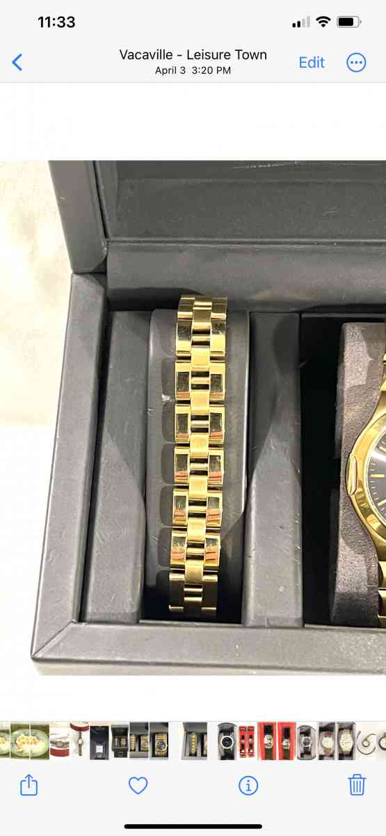 new worn once Citizen Eco drive wrist watch with bracelet - Vacaville, California - FleaMarketBay