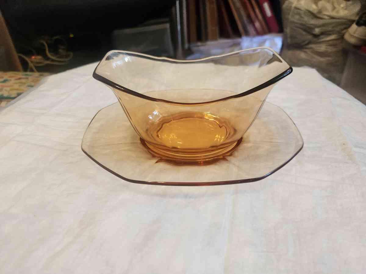 1930s Fostoria Glass Amber - Rosamond, California - FleaMarketBay